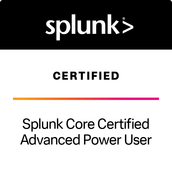 Splunk Core Certified Advanced Power User
